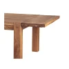 Meuble House Allonge en chêne massif pour table carrée 120x120cm "Lodge Casita" Discount