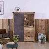 Meuble House Argentier industriel métal et bois "Caractère" Online