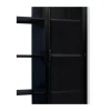 Meuble House Armoire industrielle noire en métal 1 porte 4 étagères "Atelier" H.180