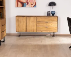 Meuble House Bahut en teck naturel recyclé 