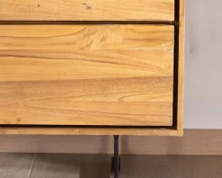 Meuble House Bahut en teck naturel recyclé 