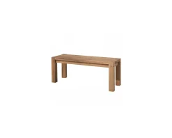 Meuble House Banc de table en bois de chêne massif huilé "Lodge Casita" 123 cm Hot