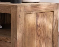 Meuble House Banc TV 200 cm épuré en palissandre