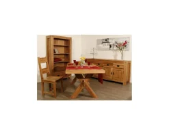 Meuble House Buffet bas en chêne massif huilé 4 portes 4 tiroirs