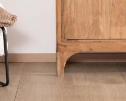 Meuble House Buffet en acacia 4 portes style scandinave