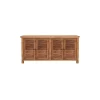 Meuble House Buffet en bois naturel style colonial "Kerala" 4 portes Sale
