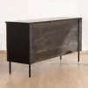 Meuble House Buffet en frêne massif style newtro "Sydney" 160 cm