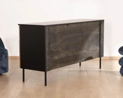 Meuble House Buffet en frêne massif style newtro "Sydney" 160 cm