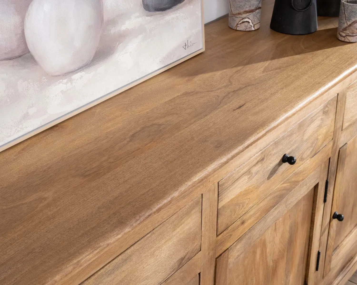 Meuble House Buffet esprit maison de campagne "Sarah" 180 cm en manguier Discount