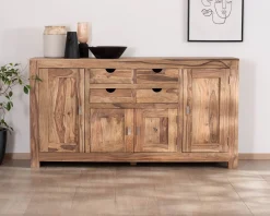 Meuble House Buffet multi rangement 180 cm en palissandre 