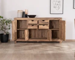 Meuble House Buffet multi rangement 180 cm en palissandre 