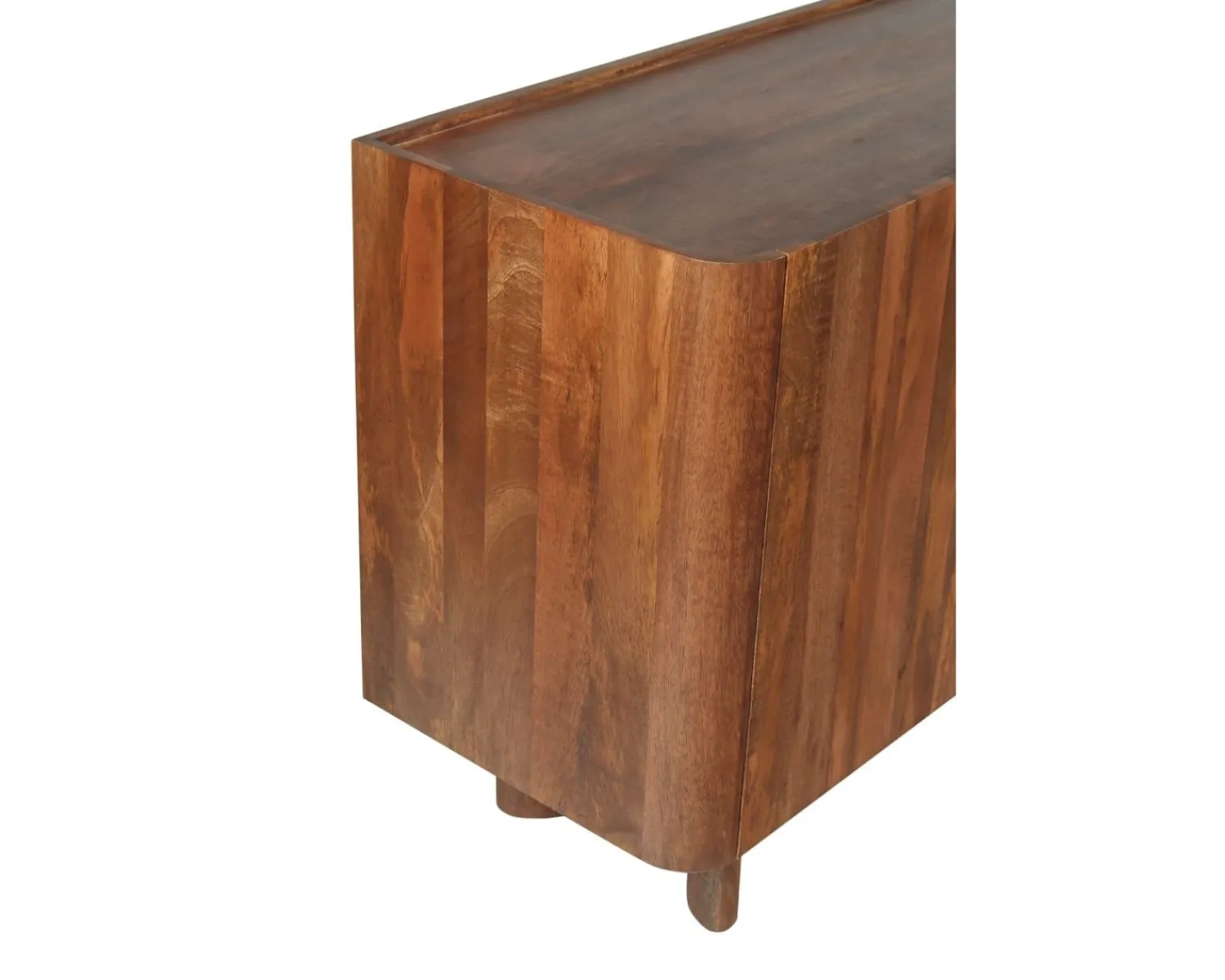 Meuble House Buffet 3 portes 170 cm en manguier massif "Malaké" design organique contemporain Best