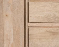 Meuble House Buffet épuré en manguier massif 180 cm 3 portes et tiroirs "Gola" Sale