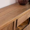 Meuble House Buffet ultra contemporain avec niche éclairage LED "Lumino" Discount