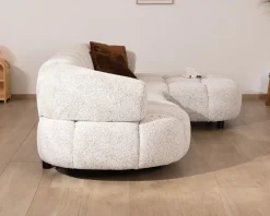 Meuble House Canapé avec assise électrique et méridienne à droite