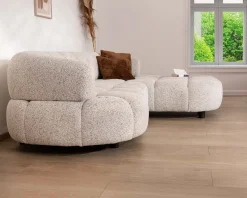 Meuble House Canapé avec assise électrique et méridienne à droite