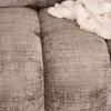 Meuble House Canapé 3 places ultra-cosy en tissu velours gris cendré "Milow" New