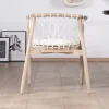 Meuble House Chaise de repas en bois et corde tressée "Katue" Discount
