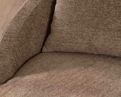 Meuble House Chauffeuse XL en tissu bouclette taupe