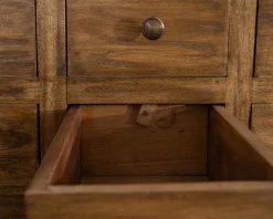 Meuble House Commode apothicaire 30 tiroirs en bois de mahogany "Lacilo" Outlet