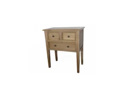 Meuble House Commode chêne massif 3 tiroirs