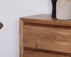 Meuble House Commode 6 tiroirs en acacia style scandinave