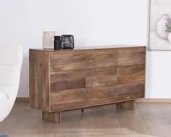Meuble House Commode 9 tiroirs en bois massif de manguier