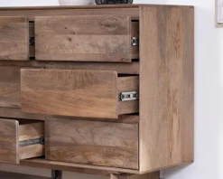 Meuble House Commode 9 tiroirs en bois massif de manguier