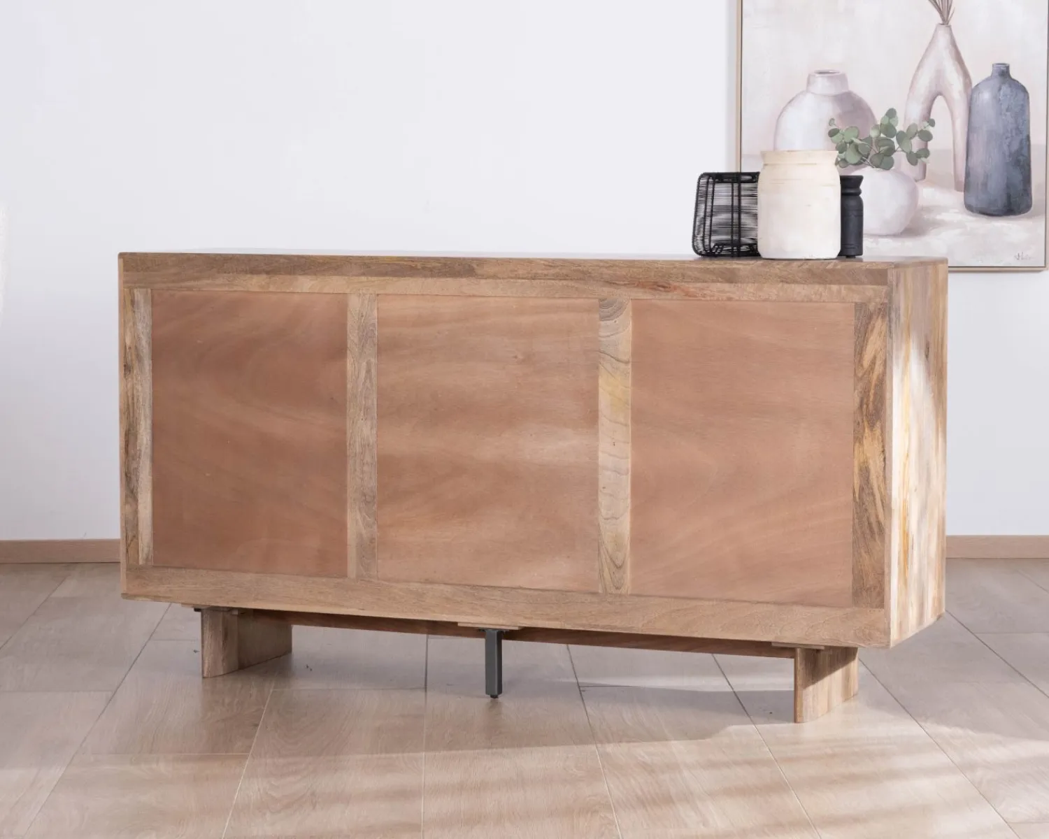 Meuble House Commode 9 tiroirs en bois massif de manguier "Geta" Style Japandi Sale