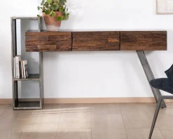 Meuble House Console design et originale en bois et métal "Crescendo" Clearance