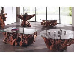Meuble House Console racine de teck " Roots"