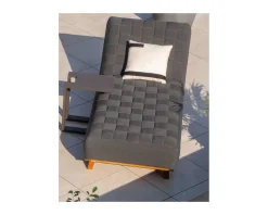 Meuble House Coussin carré design en coton brodé blanc et noir "Kavon" 45x45cm Online