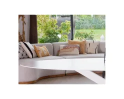 Meuble House Coussin décoratif "Ethnic" coton coloré et brodé 50 x 30 cm Hot