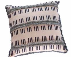 Meuble House Coussin imprimé en coton et lin