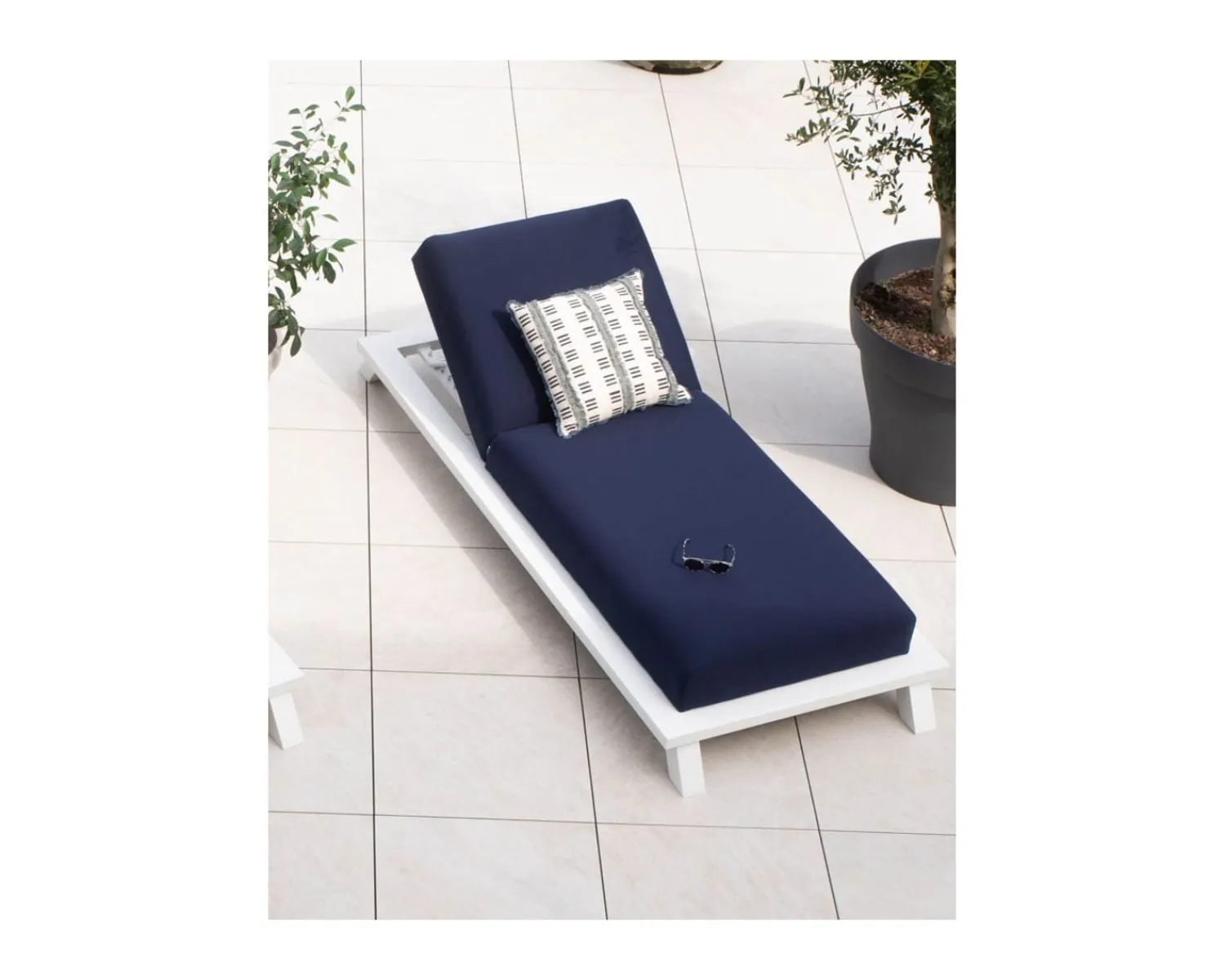Meuble House Coussin imprimé en coton et lin "Solira" format carré 45x45cm Outlet