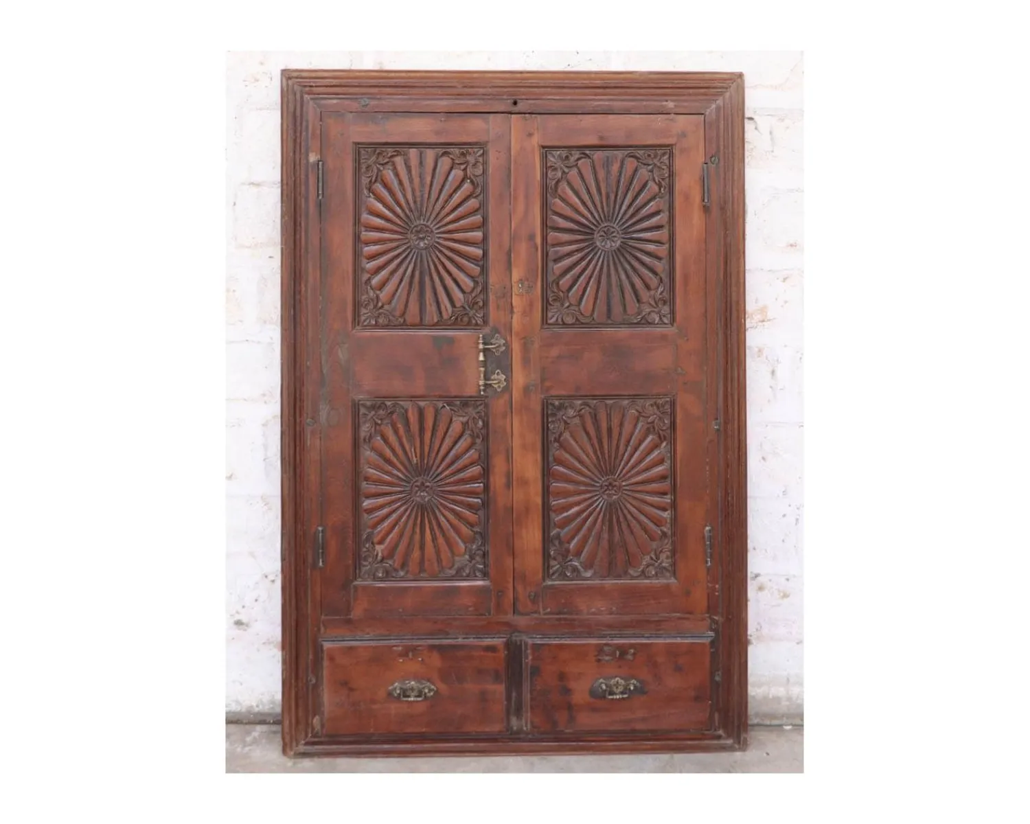Meuble House Double porte indienne ornementale modèle unique "Vieille Porte" Sale