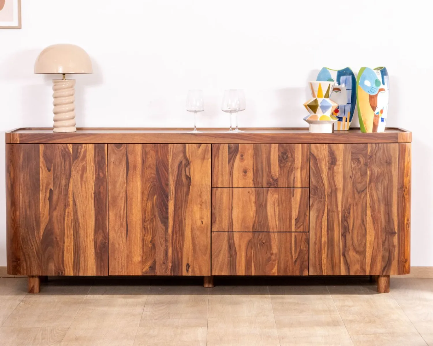 Meuble House Enfilade en bois de palissandre "Rosewood" 200 cm Best