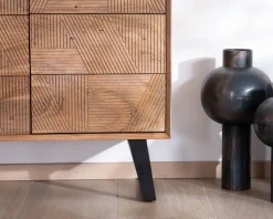 Meuble House Enfilade 4 portes en acacia