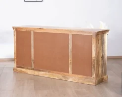 Meuble House Enfilade style factory en bois massif et métal
