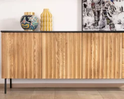 Meuble House Enfilade style newtro en frêne massif