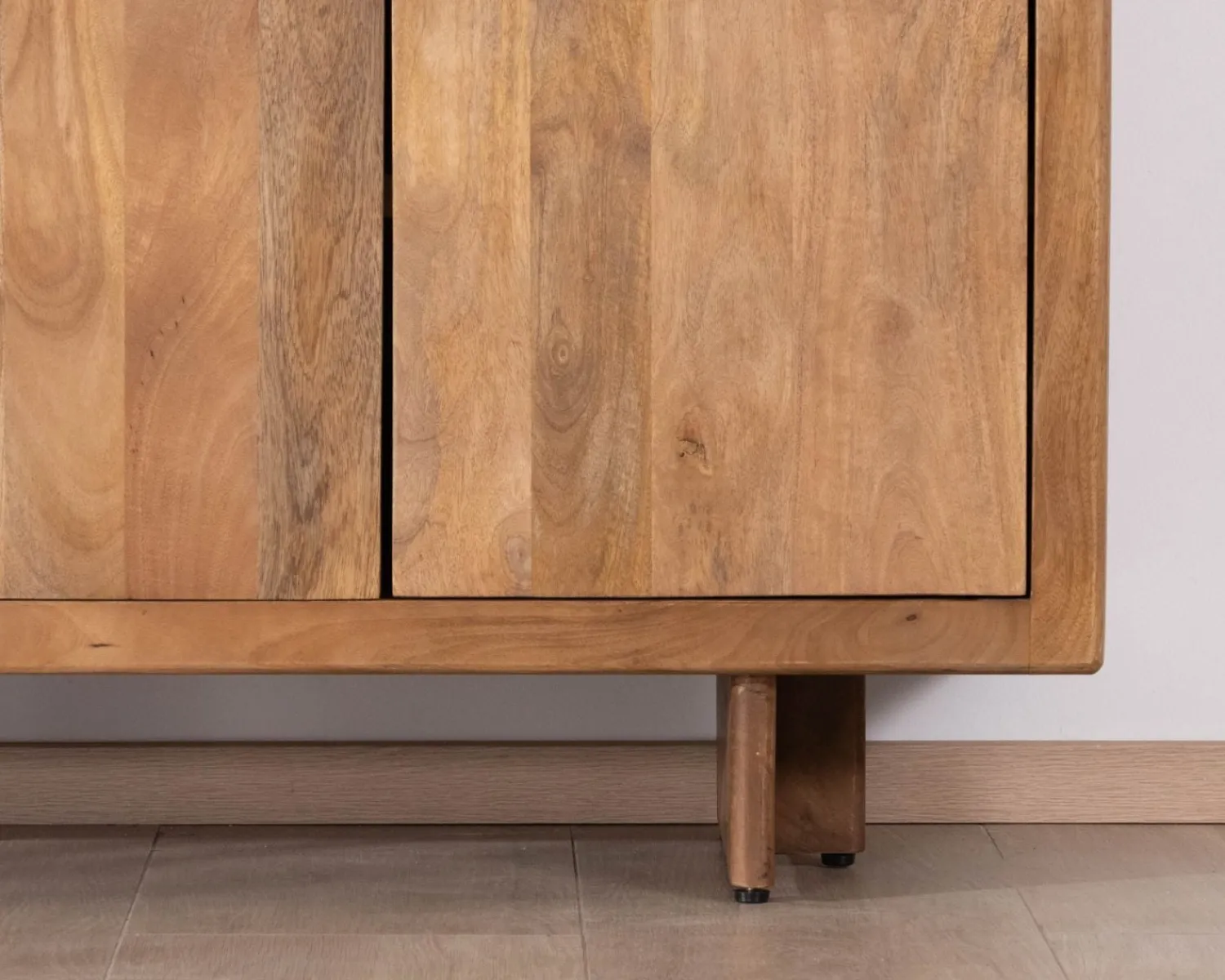 Meuble House Enfilade vintage 4 portes en manguier naturel "Odely" 180 cm style rétro chic Hot