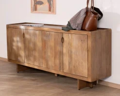 Meuble House Enfilade vintage 4 portes en manguier naturel