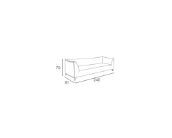 Meuble House Ensemble de jardin gris foncé aluminium et tissu Sunbrella "Andaman Island" Best