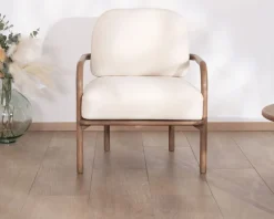 Meuble House Fauteuil d'appoint style rétro