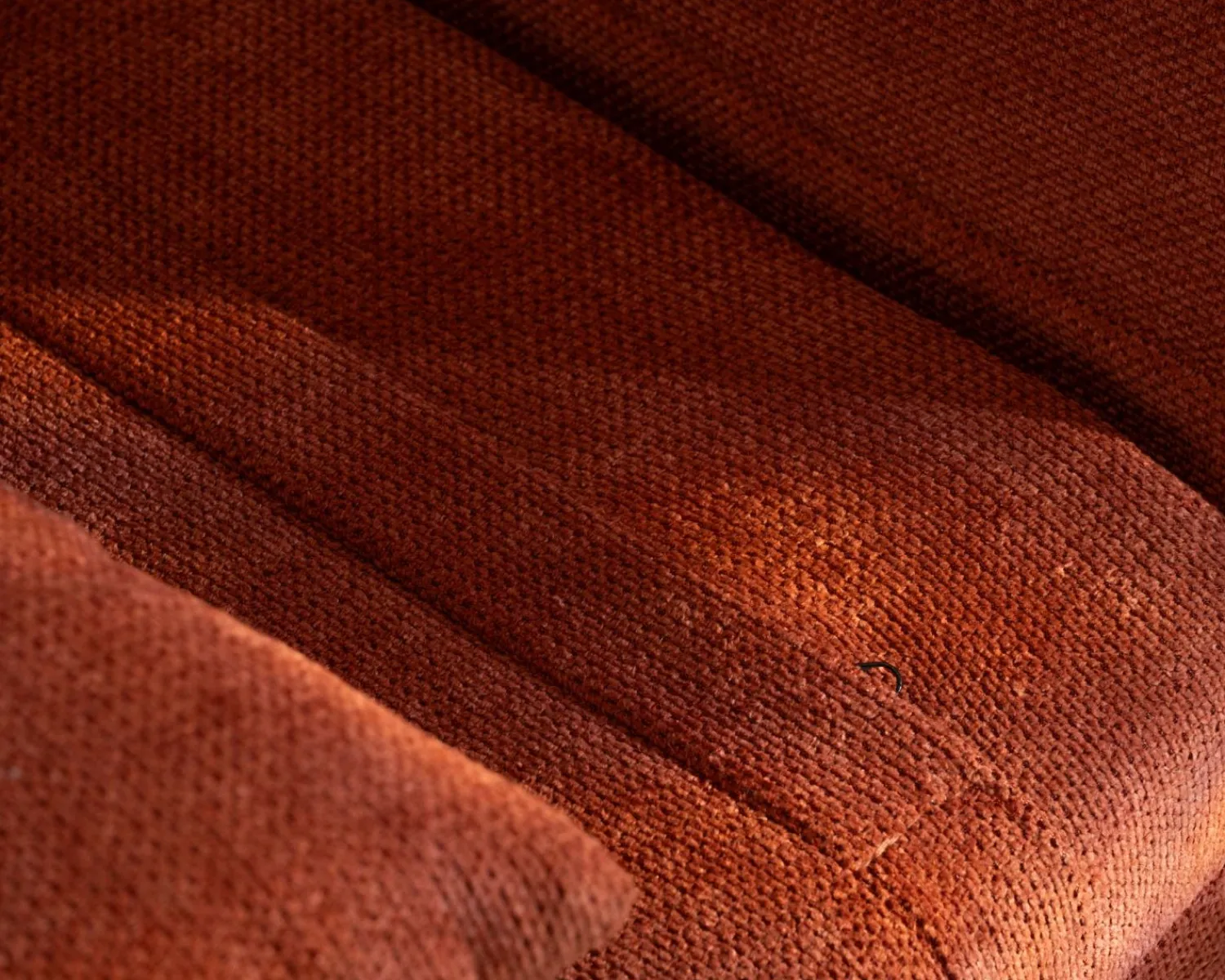 Meuble House Fauteuil design scandinave en tissu terracotta "Folda" convertible en lit d'appoint Clearance