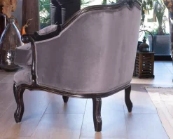 Meuble House Fauteuil tissu ultra confort style classique chic "Legacy" Discount