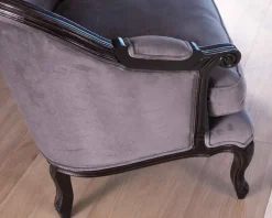 Meuble House Fauteuil tissu ultra confort style classique chic