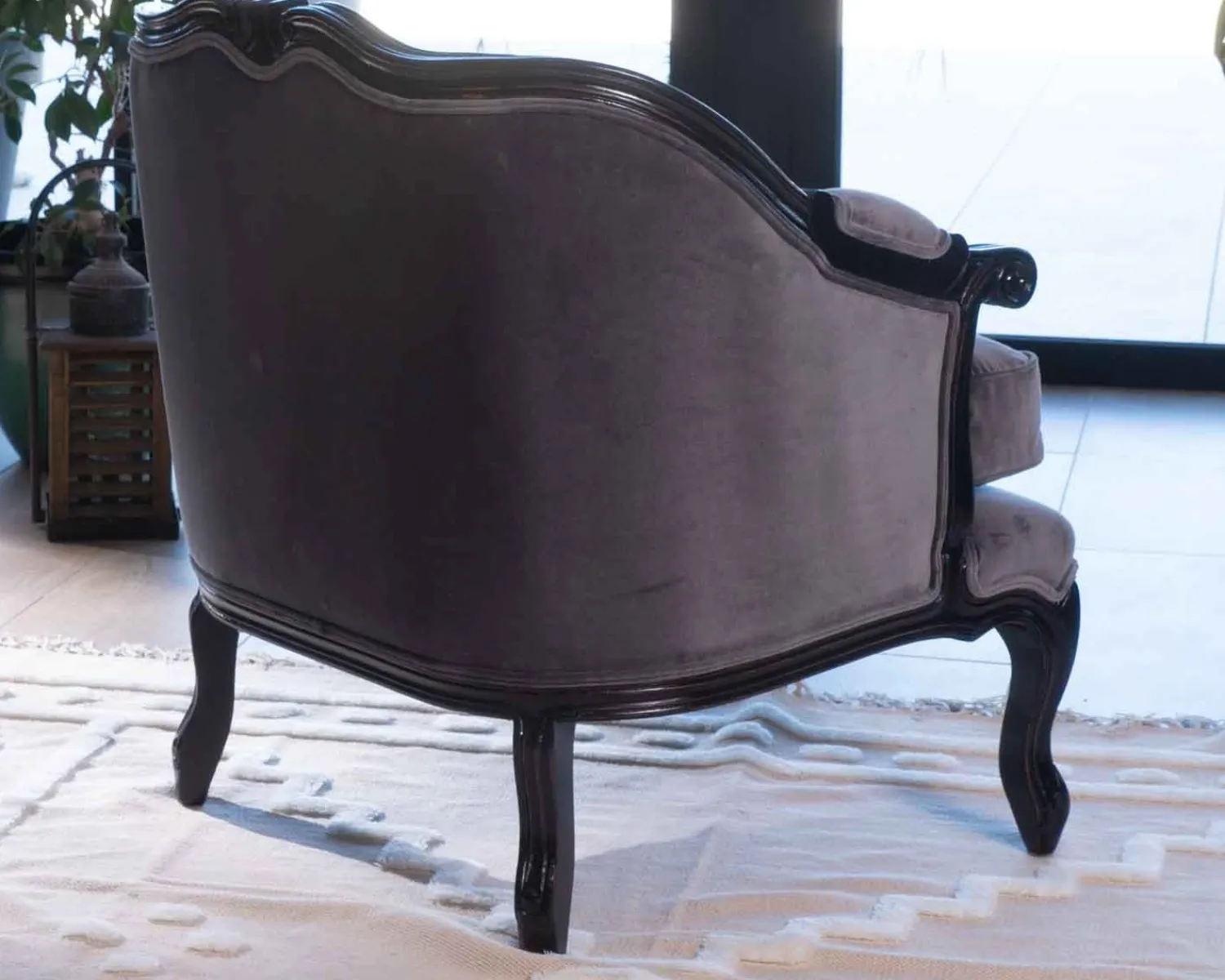 Meuble House Fauteuil tissu ultra confort style classique chic "Legacy" Discount