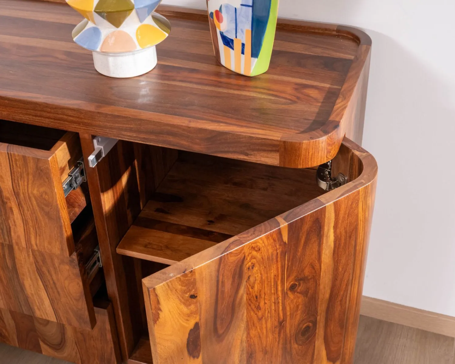 Meuble House Grand bahut 180 cm en bois de palissandre "Rosewood"