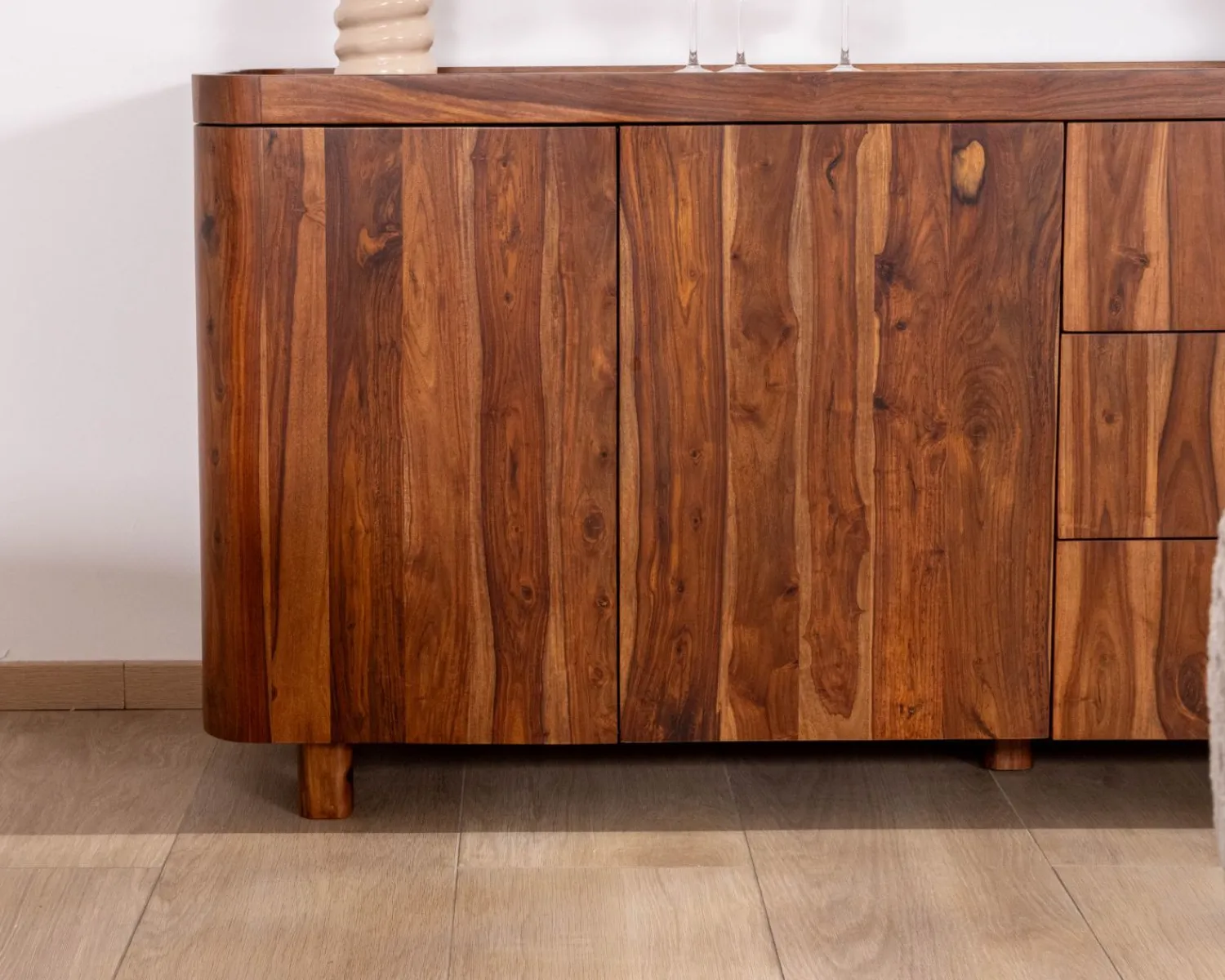 Meuble House Grand bahut 180 cm en bois de palissandre "Rosewood"